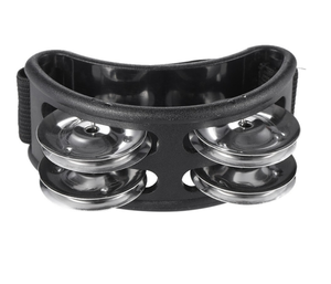 Produits tendance : Mini <span class=keywords><strong>tambourin</strong></span> à <span class=keywords><strong>pied</strong></span> avec clochettes, 2 paires, sangle élastique durable - Product Image 6