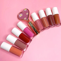 Marque privée personnalisée vente en gros de brillant à lèvres Nude gloss à lèvres végétaliens vendeur de rouge à lèvres liquide mat