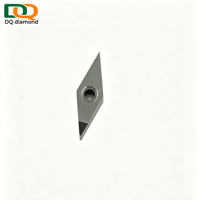 Outil de tournage à pointe diamantée DQ DIAMOND, insert PCD DCGW DCGT, type OEM ISO, pour le traitement de l'aluminium, du cuivre et du plastique en centre d'usinage