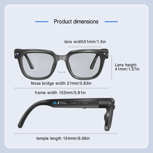 แว่นตาอัจฉริยะ Q11 กล้อง 8MP โทรด้วยเสียง ฟังเพลง บันทึกวิดีโอ - Product Image 3