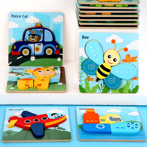 <span class=keywords><strong>Puzzle</strong></span> in <span class=keywords><strong>Legno</strong></span> con <span class=keywords><strong>Animali</strong></span> Cartoon CE CPC, <span class=keywords><strong>Puzzle</strong></span> Portatili per Bambini, <span class=keywords><strong>Puzzle</strong></span> Montessori per Bambini - Product Image 3