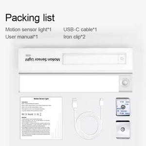 Luces LED Recargables con Sensor de Movimiento para Debajo del Gabinete, Luces LED con Sensor para Cocina y Armario, Fácil Instalación, Diseño Elegante - Product Image 4