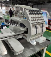 Machine à broder informatisée à 12 aiguilles, 15 aiguilles, 20*30cm, 40*60cm, machine à broder multi-aiguilles