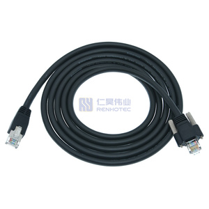 Câble <span class=keywords><strong>de</strong></span> caméra industrielle RJ45 avec verrouillage, chaîne d'énergie haute flexible CAT6 Gigabit <span class=keywords><strong>Ethernet</strong></span> GIGE CCD chaînes d'énergie <span class=keywords><strong>de</strong></span> caméra haute-douce - Product Image 3