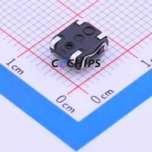 KSC221JLFS Tactile Switch SMD-4P,6.2x6.2mm Switch Single Pole Single Throw Round Button 2N Vertical Mount - Product Image 2