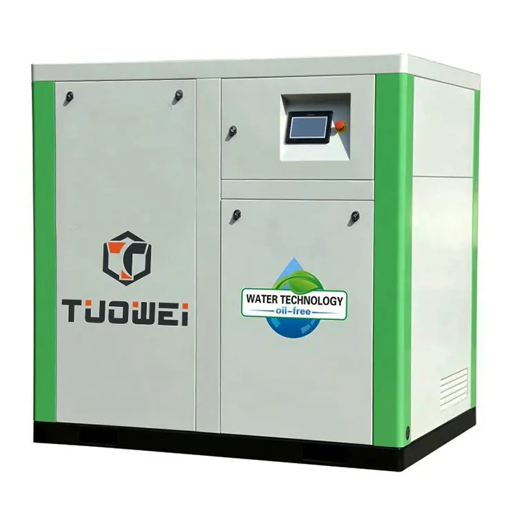 15kW 20Hp Highly Quality Ip55 Motor Water Lubrication Oil Free Screw Air Compressor For Medical