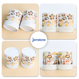 Envases ecológicos de cartón cilíndrico para velas y frascos de vidrio con materiales reciclables - Product Image 6