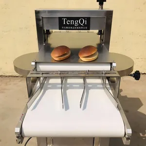 Full Cut Industriële Burger Brood Snijden Hot Honden Snijmachines Half Cut Hamburger Layer Cake Slicer Machine