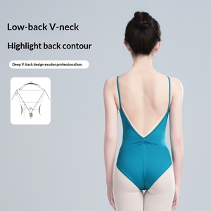 Maillots de <span class=keywords><strong>Ballet</strong></span> para Mujer, Camisola de Danza, Maillot de Gimnasia, Body de <span class=keywords><strong>Ballet</strong></span> para Adultos, Camisola sin Mangas para Adolescentes, Maillots de Danza - Product Image 2