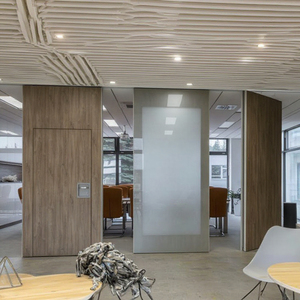 Thiết Kế Hiện Đại Có Thể Hoạt Động Tường Melamine Có Thể Tháo Rời Acoustic Trượt Divider Di Chuyển Gấp Phân Vùng Tường Cho Tiệc - Product Image 4