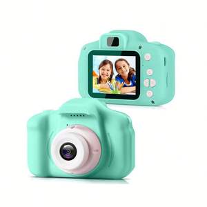 Mini appareil photo numérique pour enfants de 2 pouces avec double caméra, grand angle de 180 degrés, mémoire flash, prend des photos et des vidéos, jouet cadeau pour enfants - Product Image 2