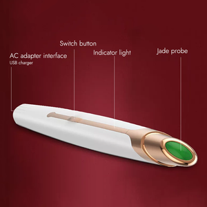 Masajeador Eléctrico de Ojos Synogal Original de Fábrica, Eliminador de Bolsas y Ojeras, con Vibración, <span class=keywords><strong>Jade</strong></span> y Compresión de Calor - Product Image 5