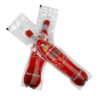 Sachet d'emballage en forme de bouteille pour jus de fruits, aliments surgelés et gelée, 80ml 120ml 150ml