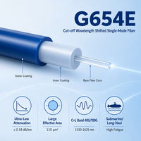 Cable de Fibra Óptica G654E SM, Rollo de 50 km para Redes de Acceso Metropolitanas y de Espina Dorsal, Probado con OTDR, Envío Rápido por DHL