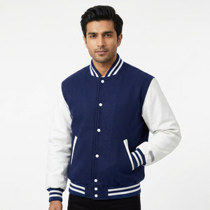 OEM Good Quality Design Wholesale High Quality Jacket Fashion Baseball Varsity Jacket for <b>Men</b> - Product Image 1