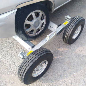 Chariot à roues pour voiture de 3,5 tonnes, équipement de remorquage en aluminium, patins de déplacement de voiture, manuel - Product Image 5