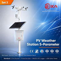 RIKA RK900-01 profesional módulo GPRS agrícola Wifi estación meteorológica con Software libre de la PC