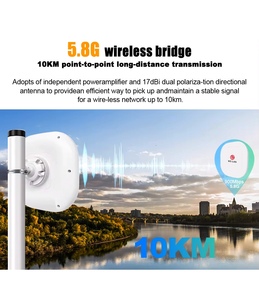 WZ-LAN 5.8G 900M Buiten 10Km Lange Afstand Toegangspunt Tot Punt Draadloze Brug Met Ip65 Weerbestendige En 17dbi Antenne - Product Image 3