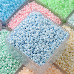 4mm alta calidad 10 g/bolsa resaltar cuentas de semillas redondas para la fabricación de joyas - Product Image 1