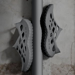 Sandalias de Senderismo para Hombre, de EVA Moldeado en una Sola Pieza, Transpirables, Color Verde Oliva, con Recortes, Antideslizantes, para Exteriores - Product Image 3