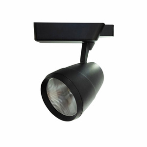 Projecteur LED Commercial sur Rail Blanc Chaud 3500K Noir Mat Orientable Ra90 Garantie 3 Ans CRI90 pour AC 220V IP Autre - Product Image 2