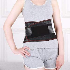 Ceinture lombaire élastique respirante réglable avec logo personnalisé pour le fitness estival et le soutien médical du dos - Product Image 1