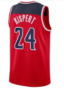 2024-25 kaos basket kualitas tinggi Washington baru kaos Jersey kustom bordir Logo dijahit dengan Logo - Product Image 2