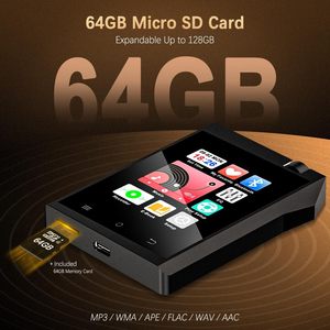 Lecteur de musique numérique portable 2,8 pouces, lecteur MP3 HiFi avec Bluetooth 5.3, écran tactile, 64 Go, prend en charge FLAC et WAV - Product Image 6