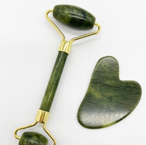 ลูกกลิ้งนวดน้ำแข็งสำหรับใบหน้าดูแลผิวรักษาความชราทำจากหินควอตซ์สีชมพูดีไซน์ยอดนิยมขนาดเล็ก - Product Image 3