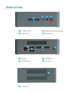 2020 Mới Nhất Beelink EPro Mini PC U57 Intel I5-5257U Dual <span class=keywords><strong>Core</strong></span> 8GB 128GB Hỗ Trợ Thắng 10 OS Với 2 * Cổng H-MI Máy Tính Thông Minh - Product Image 5