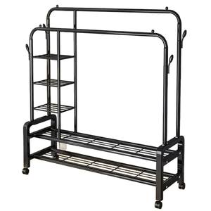 Perchero de Metal Resistente de Diseño Simple con Altura Ajustable para Dormitorio, Balcón y Cocina - Product Image 6