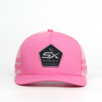 Casquette de baseball personnalisée à 5 panneaux, style trucker en maille, avec logo personnalisé, tendance, vente en gros