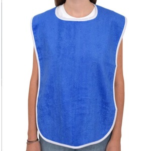 elderly Cloth Apron Bibs Neutral Adult Bib Elderly Eating Antifouling Mouth Wash Saliva Towel Bib Sprons - Product Image 1