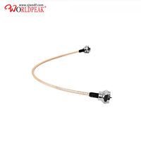 Câble coaxial de type F 75 Ohm RG179 F mâle-mâle pour TV, modem, tuner, antenne satellite, télévision numérique, haut débit Internet