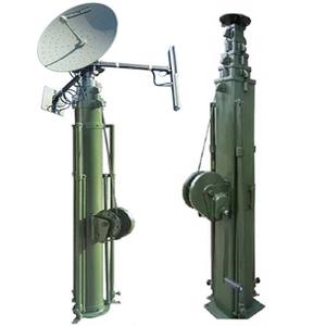 Mât télescopique de treuil manuel de tubes carrés plats de 6m pour l'éclairage d'antennes - Product Image 3