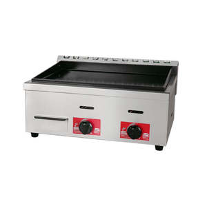 Grilles à gaz en émail commercial Plaques électriques <span class=keywords><strong>Plaque</strong></span> émaillée carrée <span class=keywords><strong>Plaque</strong></span> chauffante commerciale à dessus plat avec vidange d'huile résiduelle - Product Image 4