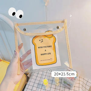 Sac de rangement de papeterie en PVC personnalisé en usine réutilisable respectueux de l'environnement étanche 0.1-0.5mm d'épaisseur soie/impression offset - Product Image 6