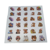Impresora de etiquetas de envío, papel de vinilo adhesivo troquelado, juguete de dibujos animados, etiqueta con logotipo personalizado, pegatinas decorativas