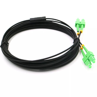 KABEL FIBER OPTIK INDOOR OUTDOOR 10M ~ 200M Simplex Duplex Singlemode G657A FTTH DROP CABLE PATCH CORD