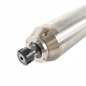 Moteur de broche de fraisage refroidi par eau HQD 7,5 kW ER32 125 mm pour la découpe et la gravure du bois et de la pierre GDK125-12-24Z/7.5 - Product Image 6