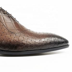 Zapatos de vestir de cuero genuino para hombre, calzado Formal, <span class=keywords><strong>Oxford</strong></span>, hecho a mano - Product Image 6