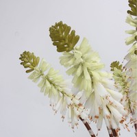 Rangkaian Bunga Hyacinth Buatan Torch Lily untuk Natal, Paskah, Pernikahan, Dekorasi Luar Ruangan, Sutra Buatan Tangan, Realistis, Indah, untuk Lanskap