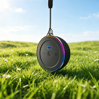 Support magnétique intelligent pour téléphone avec haut-parleur 5.3 et lumière RGB, mini haut-parleur portable, batterie 200-500mAh, utilisation en extérieur et à domicile