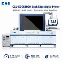 Mesin Pencetak Tepi Buku Digital Otomatis Penuh CSJ-EDGE3000 untuk Buku Hardcover Printer Inkjet Tepi Berwarna