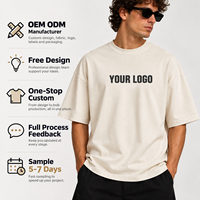 T-shirt surdimensionné personnalisé OEM 100 % fibre de bambou, respirant, doux au toucher, écologique, col rond, épaules tombantes, coupe ample