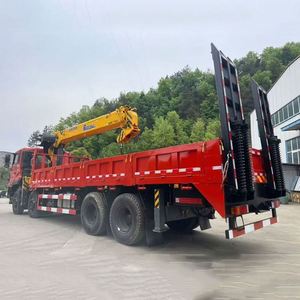 Dongfeng 8X4 LHD RHD 14Ton Heavy Duty Hydraulic Telescopic <b>Boom</b> Truck Mounted Crane for Construction Lifting and Cargo Transport - Product Image 4