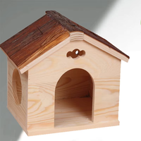 Accessoires en bois personnalisés pour la maison de hamster et le cachoir pour cobayes Fabricant OEM Maison pour animaux de compagnie en bois à motif solide Vente en gros