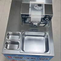 Chariot à glace pilée entièrement automatique 2025, pliable, adapté à diverses machines à glace pilée commerciales
