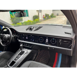 Tay lái bên trái Màn hình kép âm thanh nổi đa phương tiện Màn hình Carplay phổ quát cho PORSCHE MACAN 2018-2024 - Product Image 4