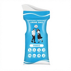 Sacs à urine jetables unisexes de 900 ml, épaisseur <span class=keywords><strong>4</strong></span> mil, LDPE, fermeture éclair, impression en gravure, pour le camping, la randonnée, l'industrie, l'usage domestique, <span class=keywords><strong>GWT</strong></span> - Product Image 4